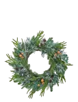 House Doctor - Wreath, Hddeco, Green - Kuivatatud ja kunstlilled - 68X68X13CM