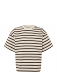 ROUGE EDIT - Rounanna Oversize 2/4 O-Neck Tee - L&uuml;hikeste varrukatega - L