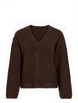 Vila - Viliga L/S Rev V-Neck Knit Top - Noos - Džemprid - XS