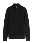Tommy Hilfiger - Pima Ctn Cash Structure Zip Mock - Poolpika lukuga džemprid - XXL