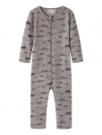 Name It - Nbmwang Wool Rib Nightsuit Aop Noos - Pidžaama kombinesoonid - 86