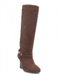 GANNI - Kat Slim Slouchy Boot Recycled Suede Pelinova - P&otilde;lveni saapad - 36