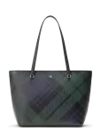 Lauren Ralph Lauren - Prntd Crsshtch Lthr-Karly Shpper-Tt - Kandekotid - ONE SIZE
