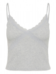 American Eagle - 5768 Waffle Lace Cami Hthr - Varrukateta - XL
