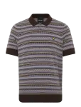 Lyle & Scott - Fairisle Short Sleeve Polo - L&uuml;hikeste varrukatega - L