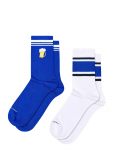 Happy Socks - 2-Pack Beer & Stripe Sneaker Socks - Tavalised sokid - 36-40