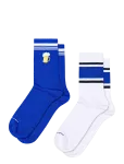 Happy Socks - 2-Pack Beer & Stripe Sneaker Socks - Tavalised sokid - 36-40