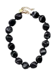 Bud To Rose - Vibe Resin Necklace Black - Statement kaelakeed - ONE SIZE