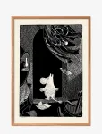 PSTR Studio - Moomin X Pstr Studio - Adventure - Black & White - 50X70CM
