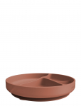 Everyday Baby - Silicone Suction Plate Nature Red - Taldrikud - &Oslash; 17.5 CM