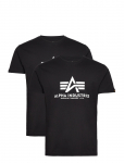 Alpha Industries - Basic T-Shirt Bl 2 Pack - L&uuml;hikeste varrukatega - XXL