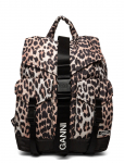 Ganni - Printed Buckled Backpack - Seljakotid - ONE SIZE