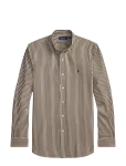 Polo Ralph Lauren - Slim Fit Striped Stretch Poplin Shirt - Vabaaja - XXL