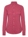 Polo Ralph Lauren - Slim Fit Knit Cotton Oxford Shirt - Pikkade varrukatega - XS