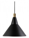 Design For The People - Brassy | Pendel | Sort - Rippvalgustid - &Oslash; 30.4 cm