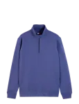 Tommy Jeans - Tjm Reg Fleece 1/4Zip Mock Ext - Poolpika lukuga džemprid - XXL