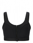 Endurance - Crystale W Zip Sports Bra - Sportrinnahoidjad - K&otilde;ik - L