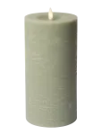 C'est Bon - Rustic Finish Led Pillar Candle - LED-k&uuml;&uuml;nlad - H20CM