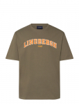 Lindbergh - Oversize Logo Tee - L&uuml;hikeste varrukatega - S