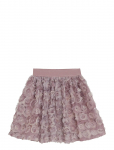 Minymo - Skirt W. Mesh Flowers - L&uuml;hikesed seelikud - 98