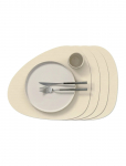 LIND DNA - 4-Set Table Mat Curve L Corduroy - Lauamatid - 37X44CM