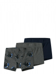 Name It - Nmmtights 3P Dark Grey Mel Skull Noos - Alusp&uuml;ksid - 110