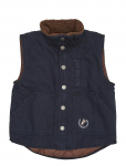 Copenhagen Colors - Twill Vest W. Sherpa Collar - &Otilde;uevestid - 128