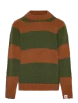 THE ANIMALS OBSERVATORY - Stripes Brown Boxfish Sweater - Pulloverid - 8 Y