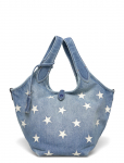 Polo Ralph Lauren - Polo Play Star-Appliqu&eacute; Denim Tote - Kandekotid - ONE SIZE