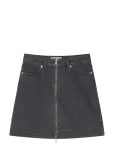 Mads N&oslash;rgaard - Luke Black Denim Riva Skirt - Teksaseelikud - 40
