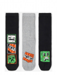 Lindex - 3-Pack Minecraft Socks - Sokid - 34/36