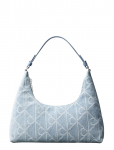 Calvin Klein - Emblem Aop Denim Shoulder Bag - V&auml;ikesed &uuml;le&otilde;lakotid - ONE SIZE