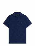 Tommy Hilfiger - Jonny Collar Towel Jacq Reg Polo - L&uuml;hikeste varrukatega - S