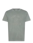 Gant - Tonal Print Ss Tshirt - L&uuml;hikeste varrukatega - M