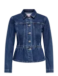 ONLY - Onlremi L/S Peplum Jacket Dnm Mae - L&uuml;hikesed teksap&uuml;ksid - XS