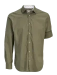 Jack & Jones - Jjhenry Slub Detail Shirt Ls - Vabaaja s&auml;rgid - S