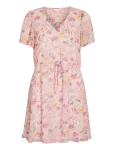 Vila - Vifalia V-Neck S/S Short Dress- Noos - L&uuml;hikesed kleidid - 34
