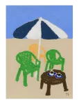 The Poster Club - The Poster Club X Isabelle Vandeplassche - Coffee In The Sun - Illustratsioonid - 50X 70CM