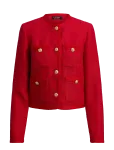 Lauren Ralph Lauren - Linen Herringbone Cropped Jacket - Kerged suvejakid - 34