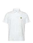Lyle & Scott Sport - Golf Cross Print  Polo - Spordi l&uuml;hikeste varrukatega polos&auml;rgid - L