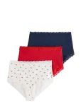 Lindex - 3-Pack High Waist Briefs - K&otilde;rge v&ouml;&ouml;kohaga alusp&uuml;ksid - XS
