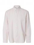 Selected - Slhregclay Linen Blend Bd Ls Shirt - Vabaaja s&auml;rgid - XL