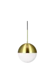 Dyberg Larsen - Nova D25 Opal/ Messing Pendel - Rippvalgustid - ONE SIZE