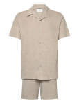 Lindbergh - Relaxed Fit Towel Shirt S/S Set - L&uuml;hikeste varrukatega s&auml;rgid - XXL