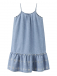 Name It - Nkfhaven Dnm Anglaise Dress 1026-Ov H - Varrukateta vabaajakleidid - 164