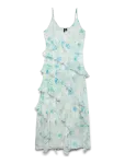 Vero Moda - Vmsmilla Sl Long Frill Dress Wvn Noos - Maksikleidid - XS