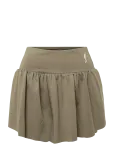 RS Sports - Women's Court Pleated Shorts (Brown/White,L,St) - Spordiseelikud - M