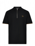Fred Perry - Tipped Cuff Pique Tee - L&uuml;hikeste varrukatega - XS