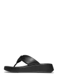 FitFlop - F-Mode Knot Soft-Leather Flatform Toe-Post Sandals - Platvormsandaalid - 36