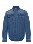 HOLZWEILER - M Slim Denim Shirt - Teksas&auml;rgid - L